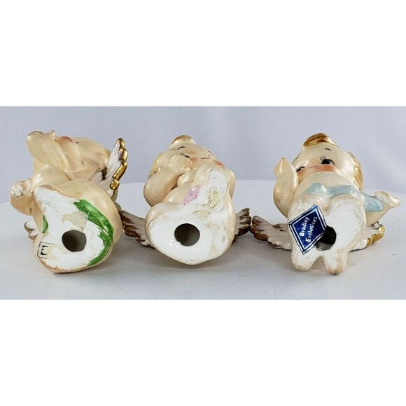 Bradley Exclusives Angel Cherub Kewpie Babies Porcelain Figurine Lot HTF RARE - Picture 12 of 12